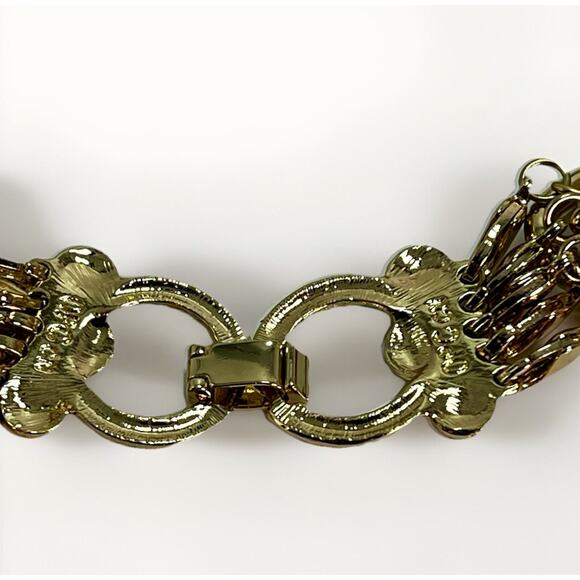 JTV Off Park Collection GOLD TONE MULTI-LAYER Necklace w/ Removable Chains- NWT - Picture 5 of 13